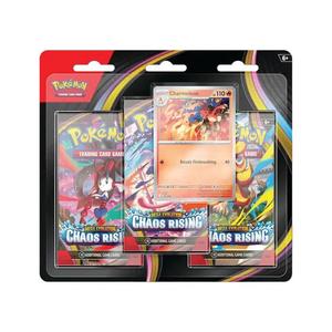 Коллекционные карточки Pokémon Mega Evolution: Chaos Rising 3-Pack Blister 'Charmeleon'