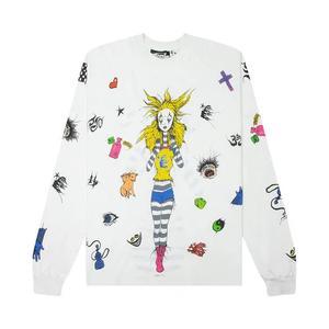 Футболки с длинным рукавом Hellstar Down The Paradise Path Long-Sleeve 'White'
