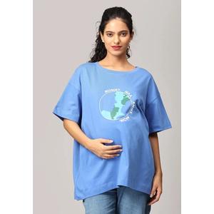 Футболка оверсайз Mom My World для мамы
