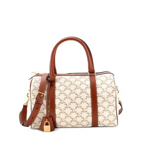 Большая сумка Boston Bag Triomphe из вощеного канваса