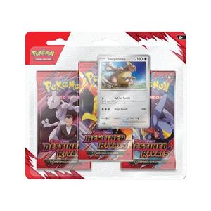 Коллекционные карточки Pokémon Scarlet & Violet: Destined Rivals 3 Pack Blister 'Kangaskhan'