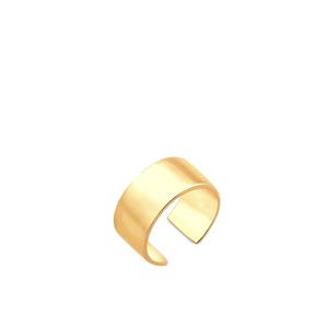 Серьги-каффы базовые трендовые с золотым покрытием
