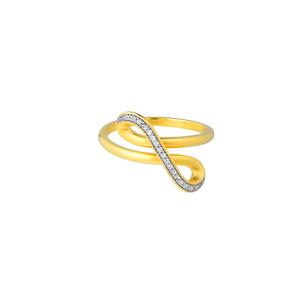 TOMEI кольцо коллекции Diamond Cut, желтое золото 916/22K