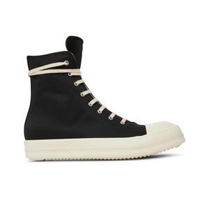 Кроссовки Rick Owens DRKSHDW Fogachine Cotton Nylon High 'Black Milk'