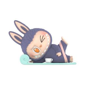 Фигурки Pop Mart Labubu THE MONSTERS Lazy Yoga Series Americano Фигурка 'Фиолетовый'