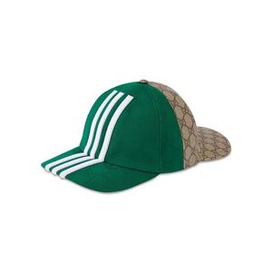 Кепки Gucci x adidas Double Sided Baseball Cap 'Зеленый/Бежевый'