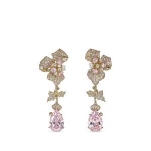 Серьги Candy Orchid с бриллиантами