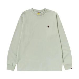 Футболки с длинным рукавом BAPE Ape Head One Point футболка с длинным рукавом 'Green'