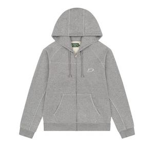 Топы Denim Tears Court Lines Zip Hoodie 'Grey'