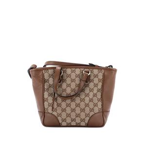 Сумка через плечо Bree Convertible Tote GG Canvas with Leather Small