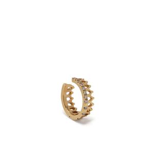 Серьга-кафф Simple из желтого золота