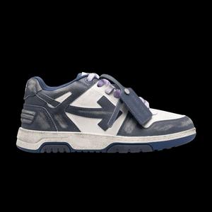 Кроссовки Off-White Out of Office Vintage Leather «Темно-синий»