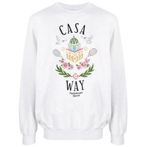 Толстовка Casa Way из органического хлопка с вышивкой