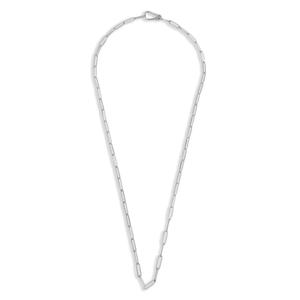 Серебряное колье Paper Clip