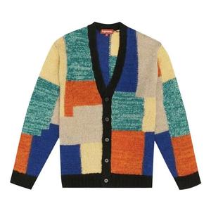 Кардиганы Supreme Patchwork Mohair Cardigan 'Multicolor'