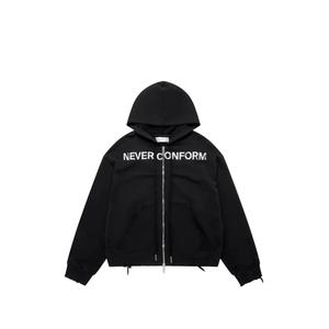 Худи Never Conform с эффектом потертости