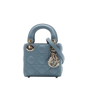 2020 Micro Lambskin Cannage Lady Dior satchel