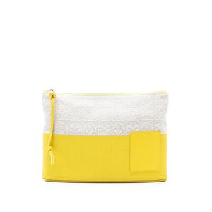 Клатч Repeat Anagram Jacquard and Leather Oblong Pouch (2022 год)