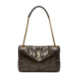 Сумки через плечо Saint Laurent Puffer Small Chain Bag 'Светлый мускус'