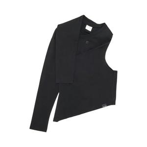 Футболки с длинным рукавом Courrèges Off Shoulder T-Shirt 'Черный'