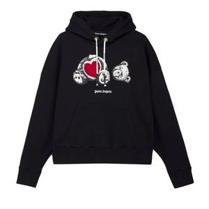 Худи Palm Angels Bear In Love Hoodie 'Black/White'