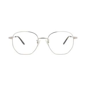 Очки Alexander McQueen Round-Frame Metal Optical Frames 'Silver Transparent'