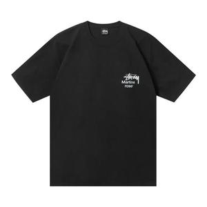 Футболки Stussy x Martine Rose Collage Pigment Dyed Tee 'Black'