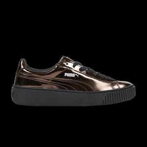 Кроссовки Puma Wmns Basket Platform 'Металлик Бронза'