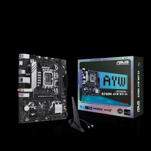 ASUS B760M-AYW WIFI D4 Micro-ATX материнская плата (DDR4)
