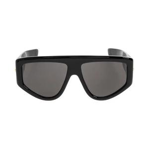 Солнцезащитные очки Bottega Veneta Bv1492s Shield 'Black/Black/Grey'