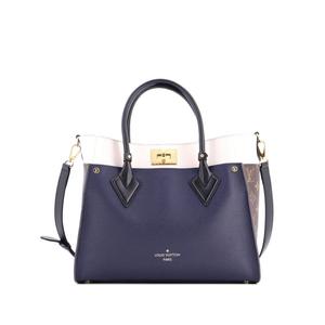 Сумка-тоут On My Side Leather with Monogram Canvas MM