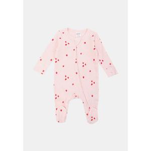 Органический хлопковый комбинезон с длинными рукавами и молнией Littlie