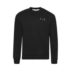 Свитеры Off-White Caravag Paint Slim Crewneck «Черный»