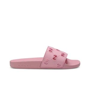 Слайды Gucci Wmns GG Slide Резиновые 'Розовый'