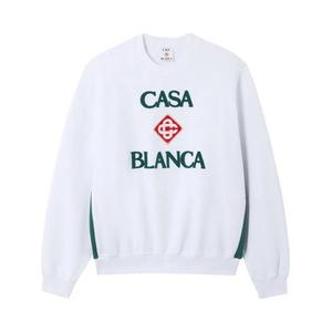 Свитшоты Casablanca Boucle Embroidered Classic Sweatshirt 'Белый'