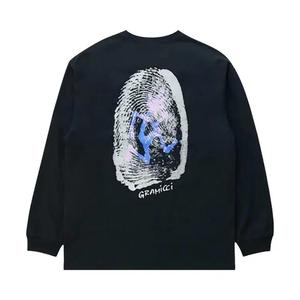 Футболки с длинным рукавом Gramicci Thumbprint Long-Sleeve Tee 'Vintage Black'