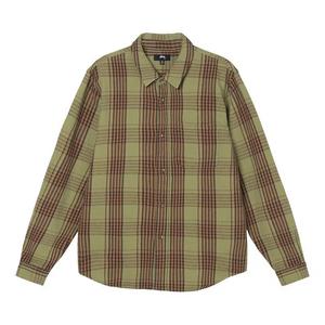 Рубашки Stussy Laguna Plaid Shirt 'Оливковый'