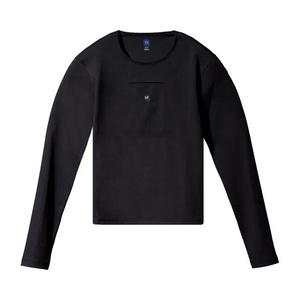Футболки Yeezy Gap Engineered by Balenciaga Long-Sleeve Second Skin 'Black'