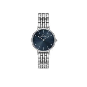 Petite 28mm Bezel 5-link Arctic Silver Sunray - Женские повседневные часы DW, модные женские часы из нержавеющей стали