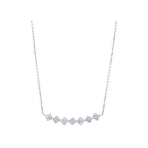 [ Бесплатное колье ] LITZ 18K Белое золото Бриллиантовый кулон SJ-MX-ND3479 (1.76г+/-)