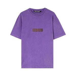 Футболки Palm Angels GD Box Logo Tee 'Purple/White'