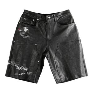 Шорты Paly Hollywood Holy Mountain Painted Leather Double Knee Short 'Black'