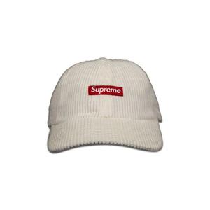 Кепки Supreme Ripple Corduroy Small Box 6-Panel 'White'