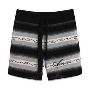 Шорты Amiri Wave Baja Stripe Short 'Черный'