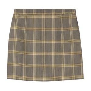 Юбки Marni Check Print Mini Skirt 'Lemmon'