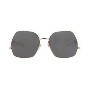 Солнцезащитные очки Gucci Square-Frame Metal 'Золото/Серый'