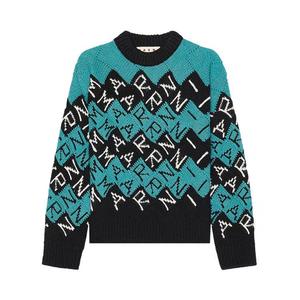 Свитер Marni 3D Blocks Logo Sweater 'Black'