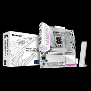 GIGABYTE B860M AORUS ELITE WiFi 6E ICE Micro-ATX белая материнская плата (DDR5)