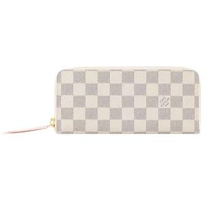 Кошельки Louis Vuitton Clémence Wallet 'Белый Damier Azur Canvas/Розовый Ballerine'