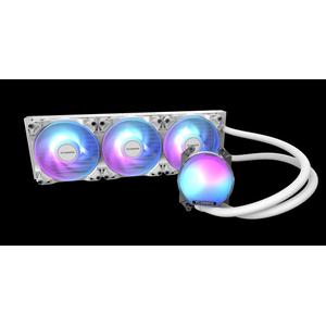 TCOMAS LE100 360mm CPU водяное охлаждение - White белый